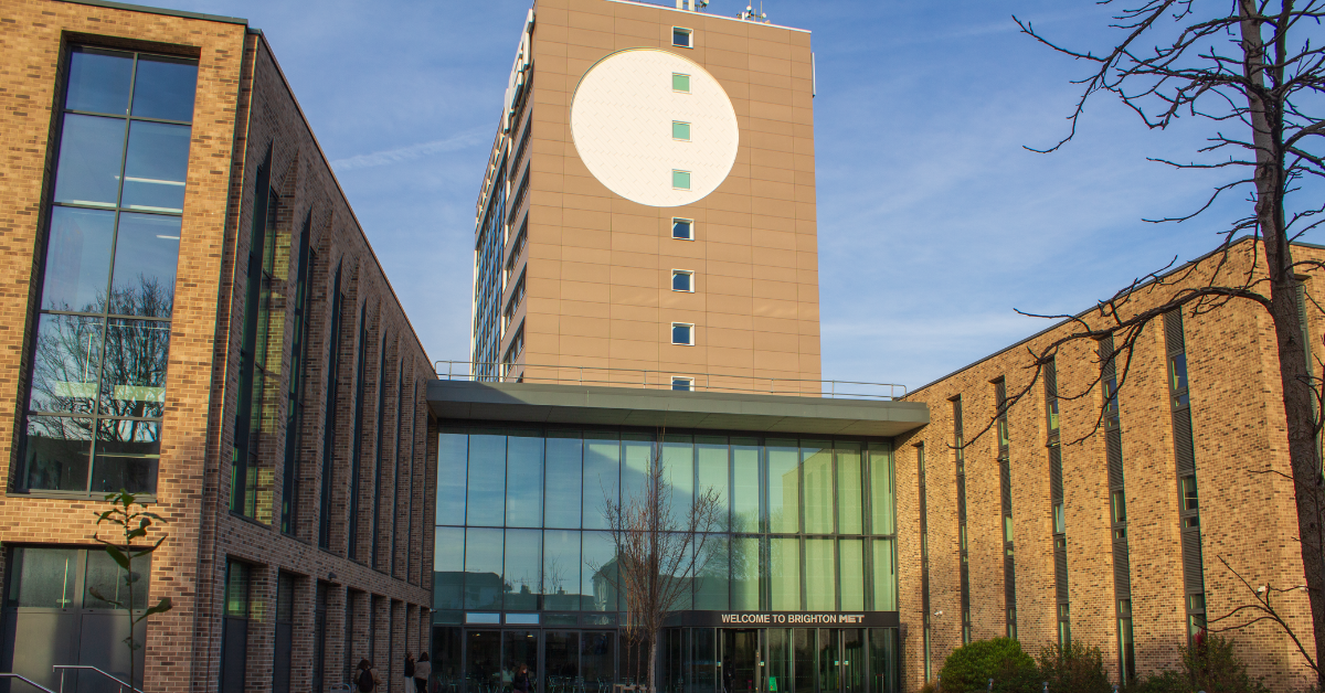 A picture of the outside of Brighton MET