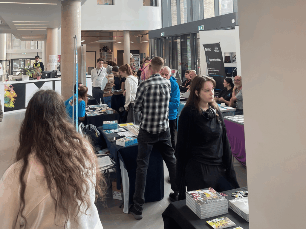 Students participating in Futures Fair